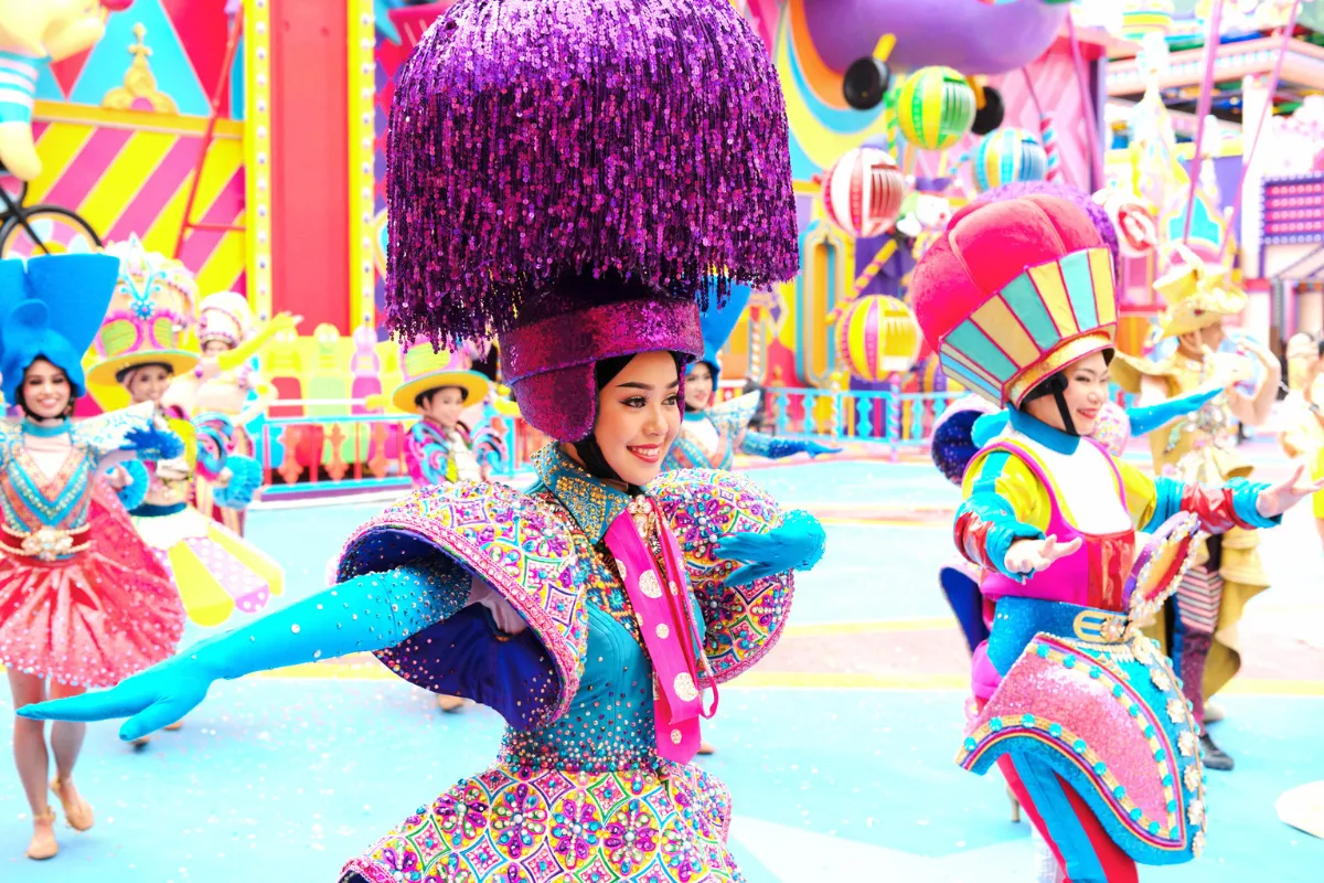 Festival of Colors Parade at carnival magic phuket